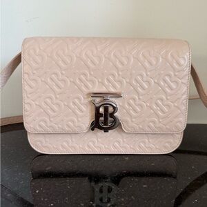 Burberry pink cream Shoulder Bag